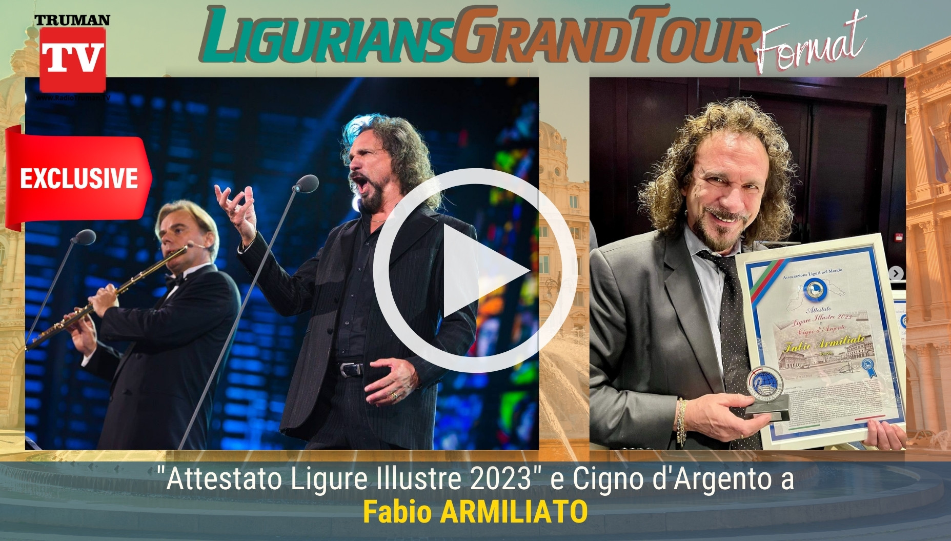 Esclusiva Intervista e Speciale dedicato a Fabio Armiliato Special Guest Format Ligurians